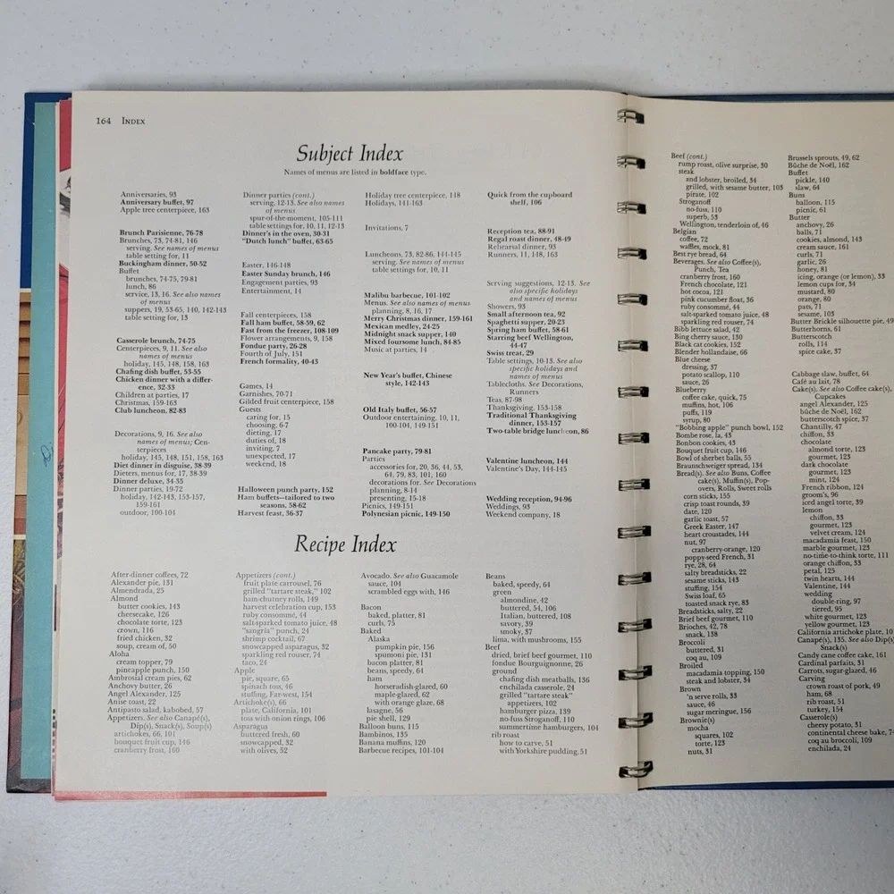 Betty Crocker Hostess Cookbook 1972 Fifth Printing Spiral‎ Hardcover